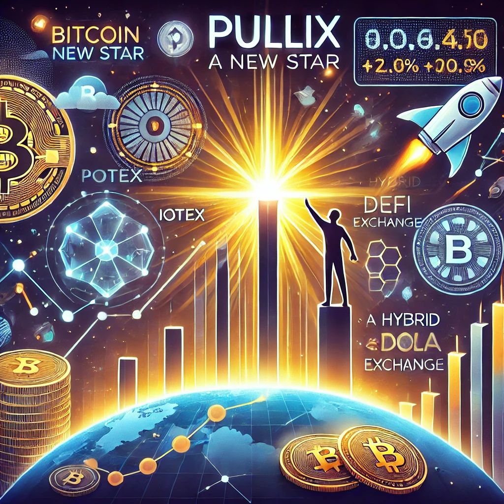 デジタル通貨市場の新星Pullix、ハイブリッドDeFi取引所でプレセール成功！IoTeXとソラナが価格急騰、ビットコインは高値を更新