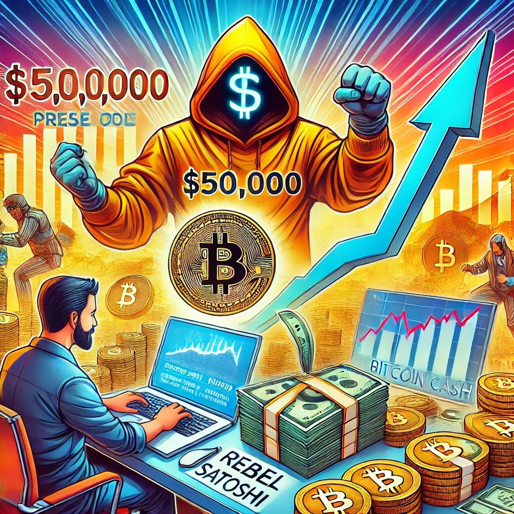 “Rebel Satoshiがプレセールで50万ドル調達、ChainlinkとBitcoin Cashの価格予測は上昇”