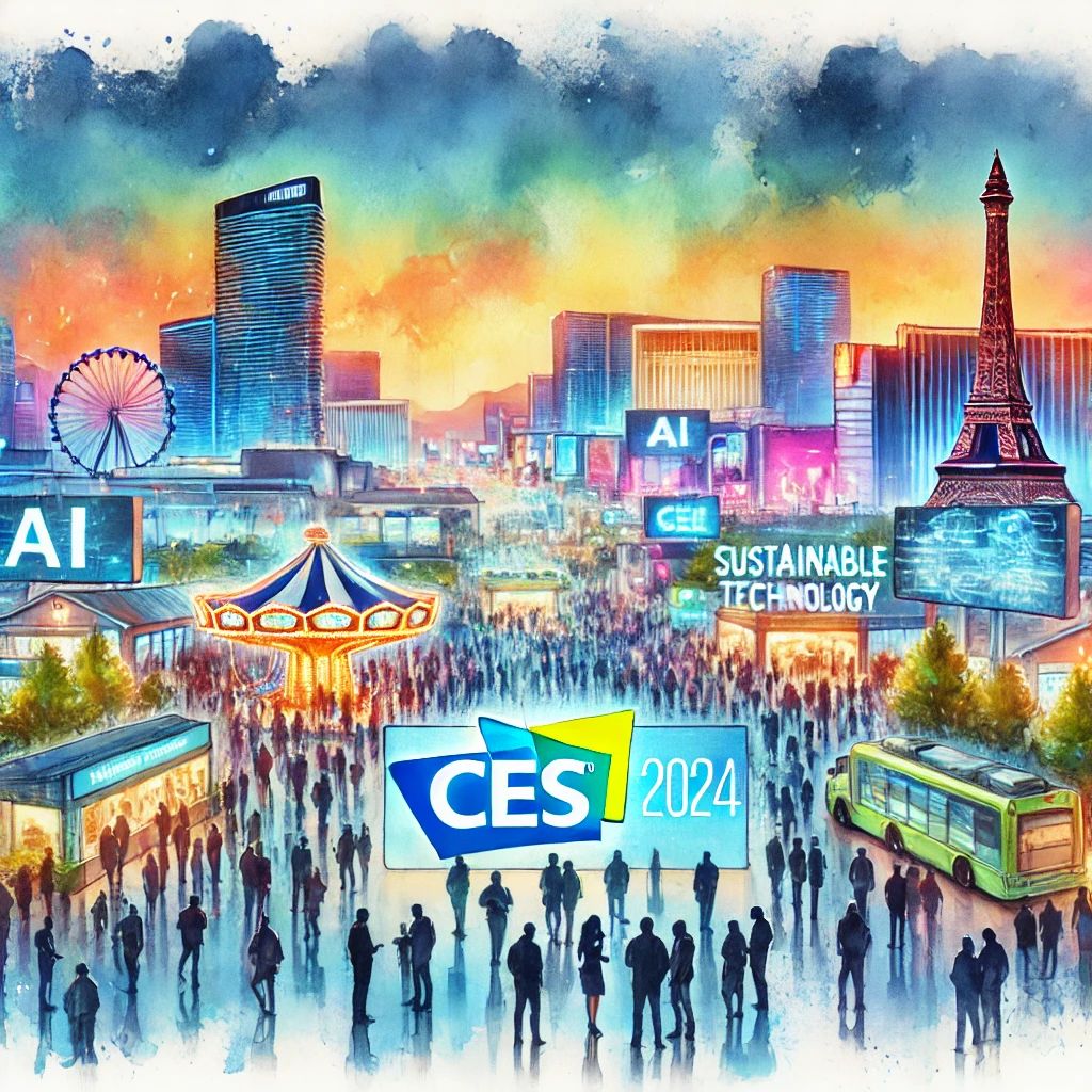 CES 2024、ラスベガスで開幕！AIと持続可能性が主役、130,000人超のテクノロジー愛好家が集結