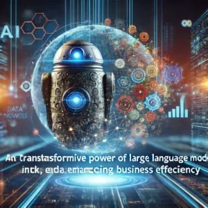 DALLE 2024-10-09 061616 - An image representing the transformative power of large language models in the data stack enhancing business efficiency The scene should incorporate - innovaTopia