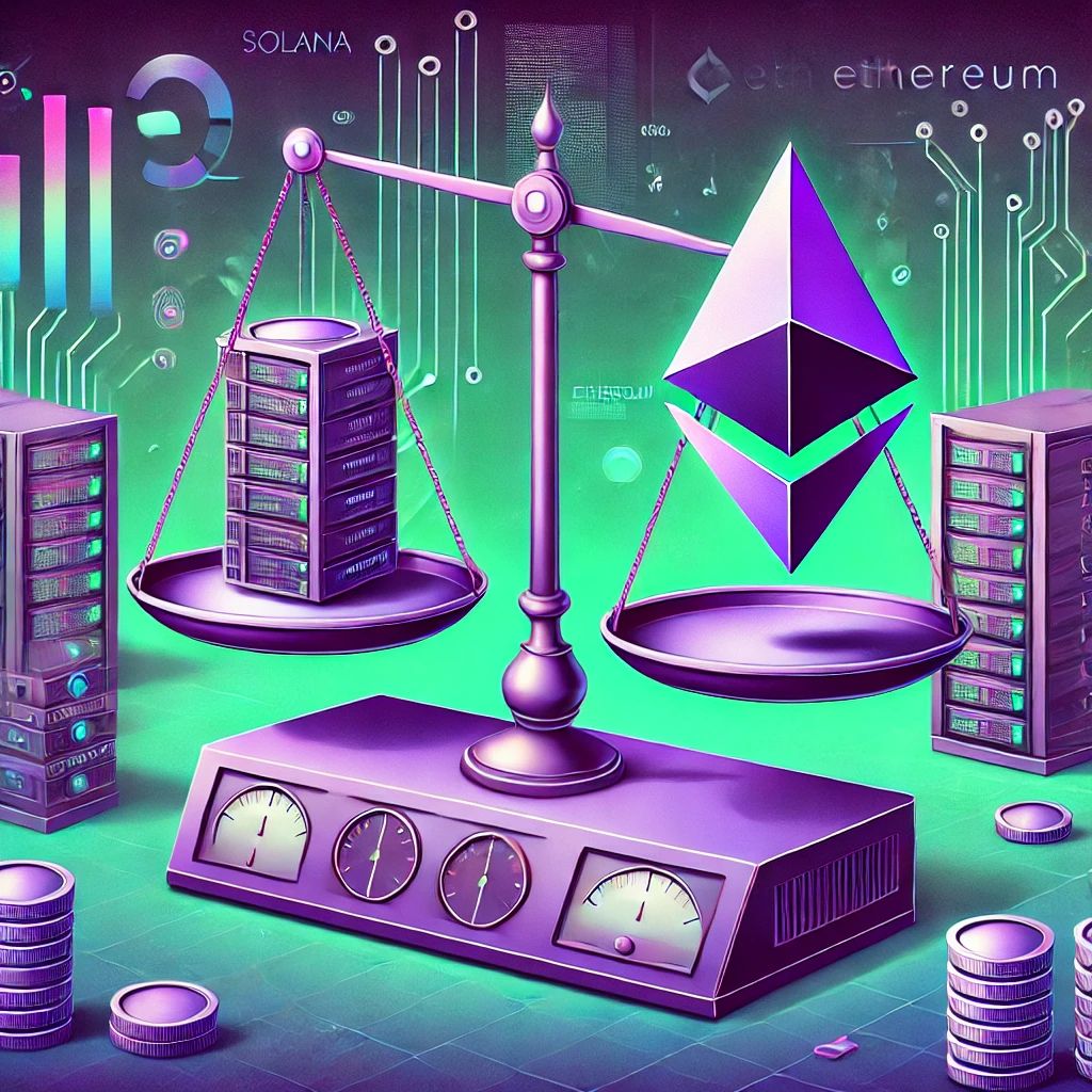 “Solana、Ethereumを指標で上回るもノード運用コストは5倍―分散度にも議論”