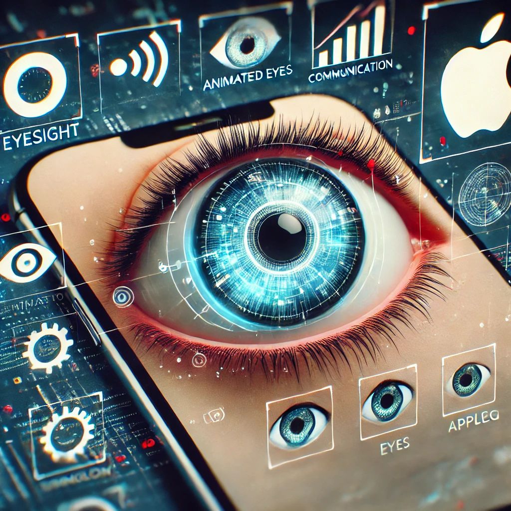 Apple、アニメ目でコミュニケーション革新「EyeSight」特許取得