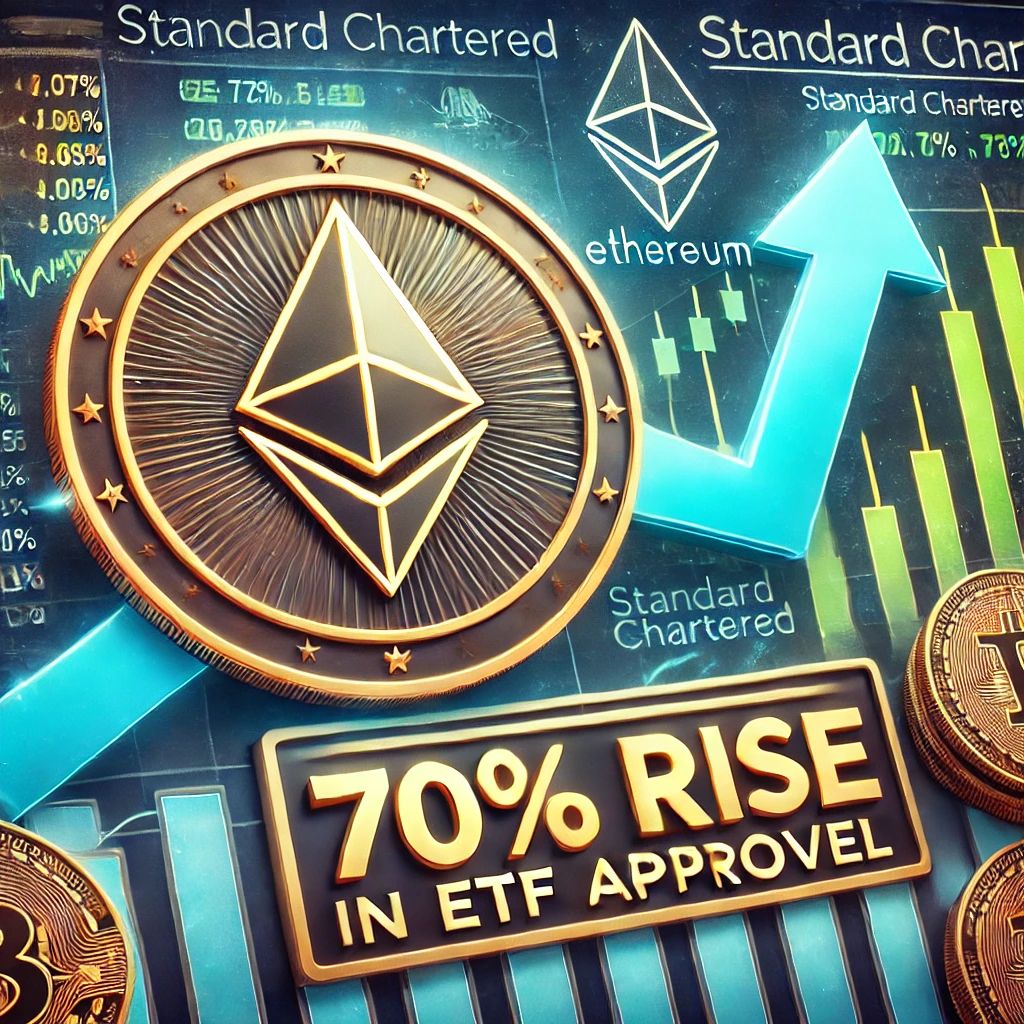 イーサリアム価格、ETF承認で70%上昇の可能性-スタンダードチャータード予測
