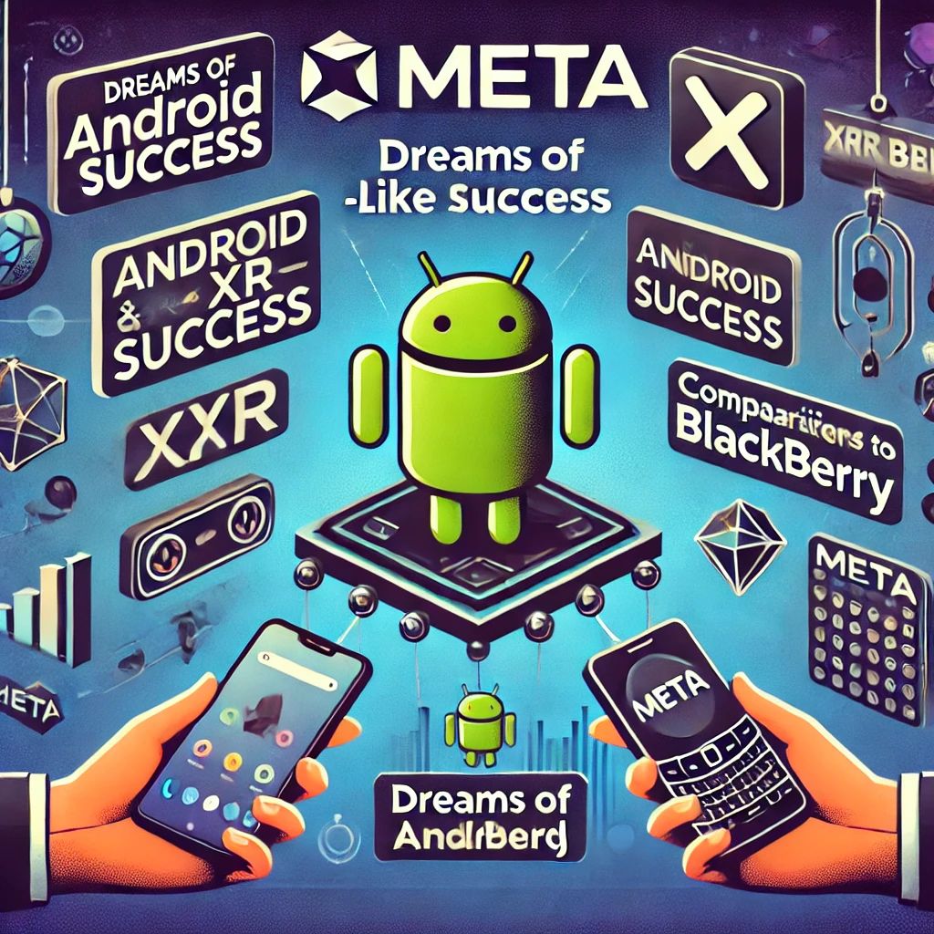 Metaの野望と現実：XR市場でのAndroid夢とBlackBerryの影