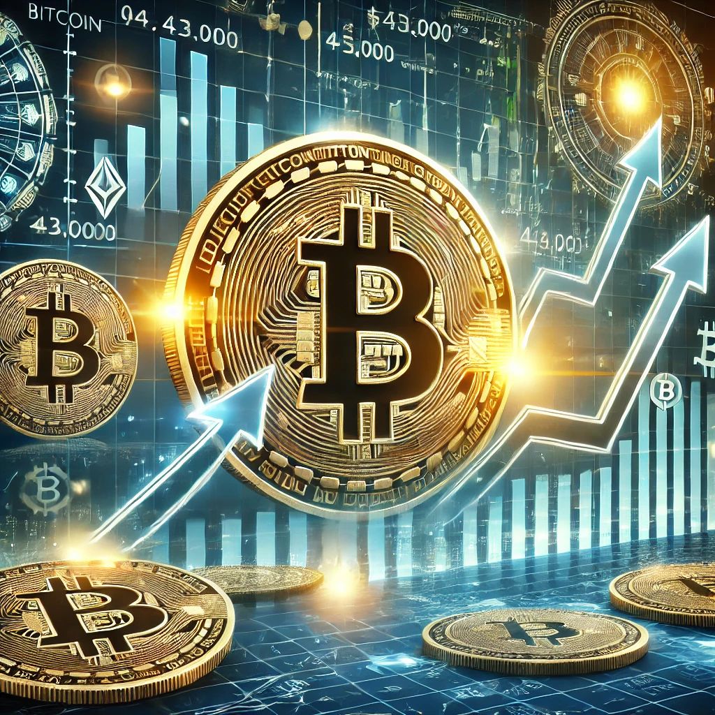 ビットコイン$43,000超えで$50,000へ？暗号市場の最新動向