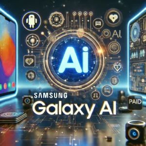 DALLE 2024-06-26 052026 - An image showing the Galaxy AI logo with futuristic elements and digital interfaces The background features a scene with various smart devices and te - innovaTopia
