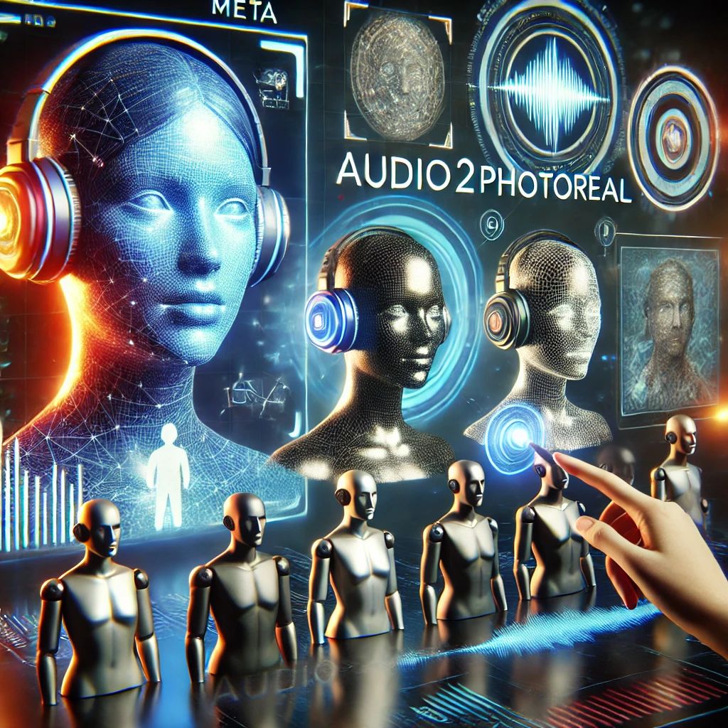Meta AI革命: 音声から生み出されるリアルな3Dアバター、Audio2Photorealが未来のコミュニケーションを変える！