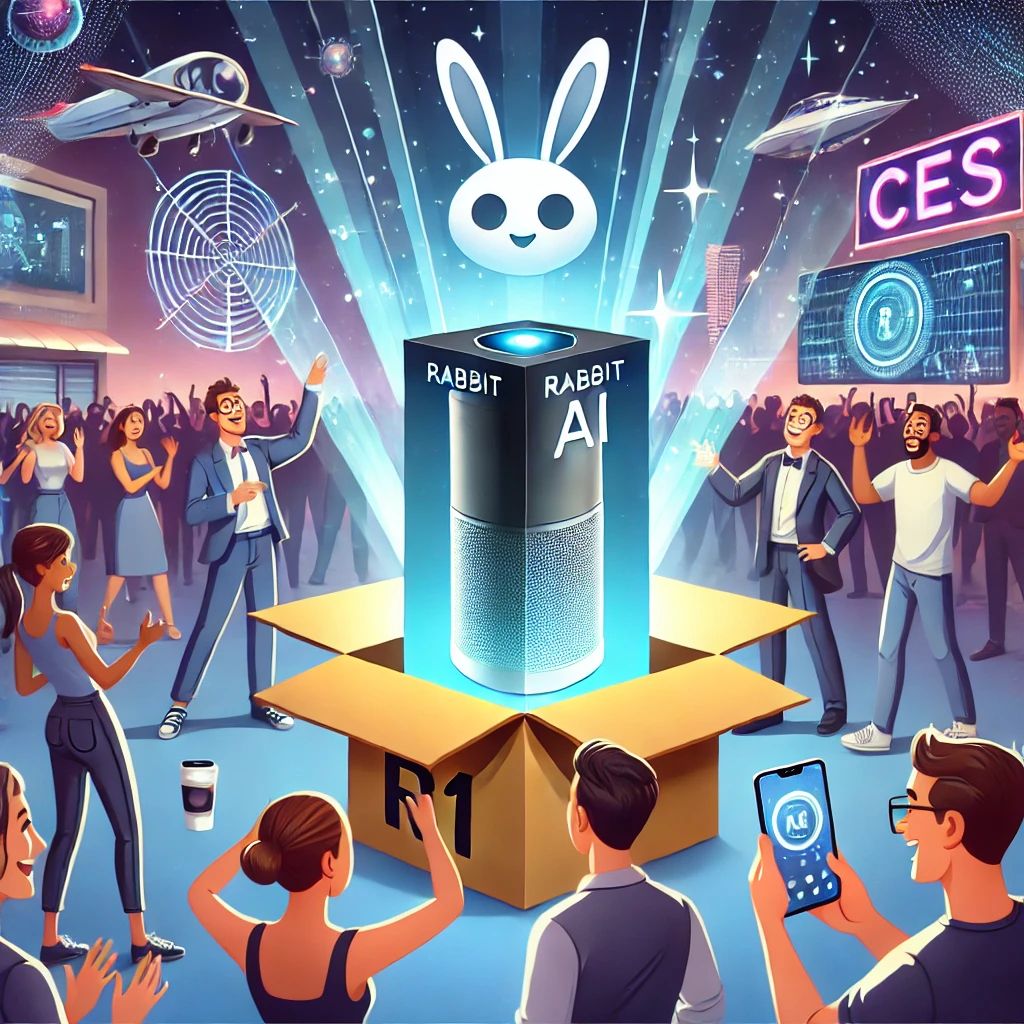 「CESで話題沸騰！Rabbit社のAIデバイス「R1」発売1日で完売、次回出荷は4月予定！」