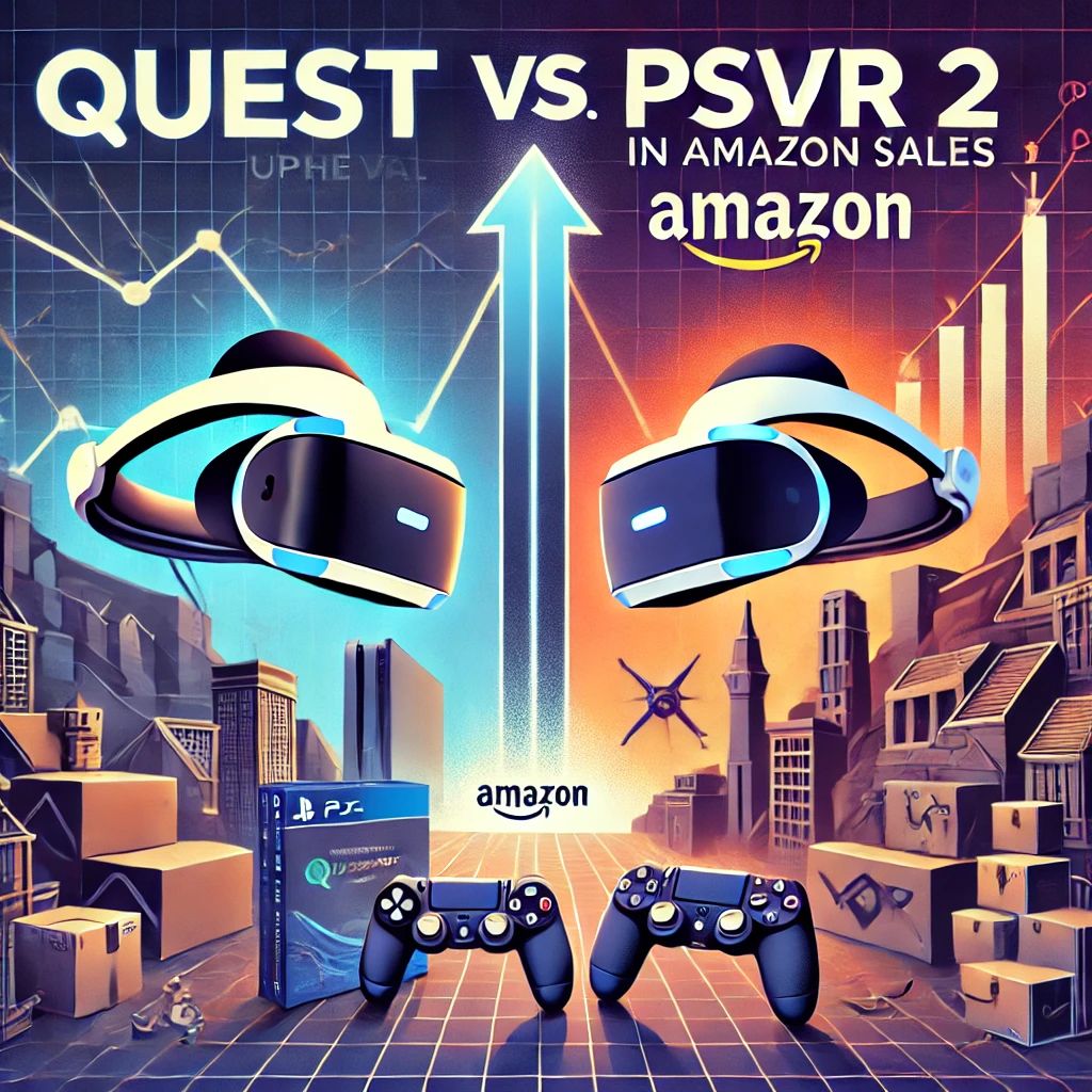 VR市場の大波乱：QuestがPSVR 2を圧倒、Amazon売上で明らかに
