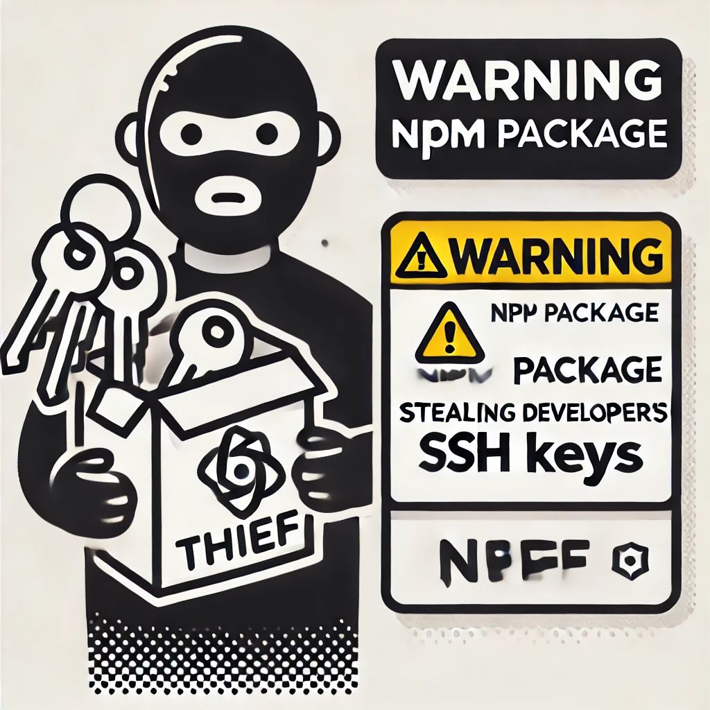 警報：npmパッケージが開発者のSSHキーを盗む！