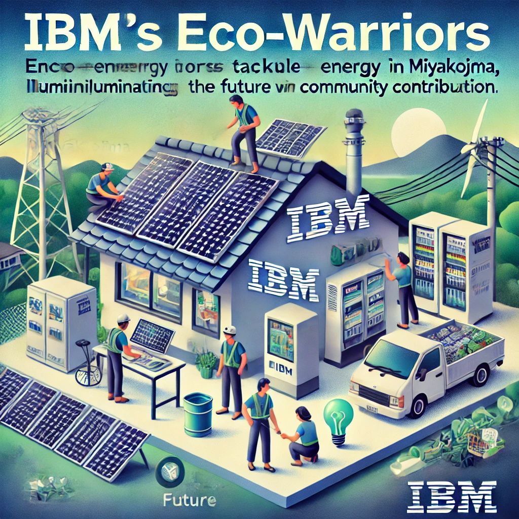 IBMのエコ戦士、宮古島のエネルギー問題に挑む！社員が地域貢献で未来を照らす
