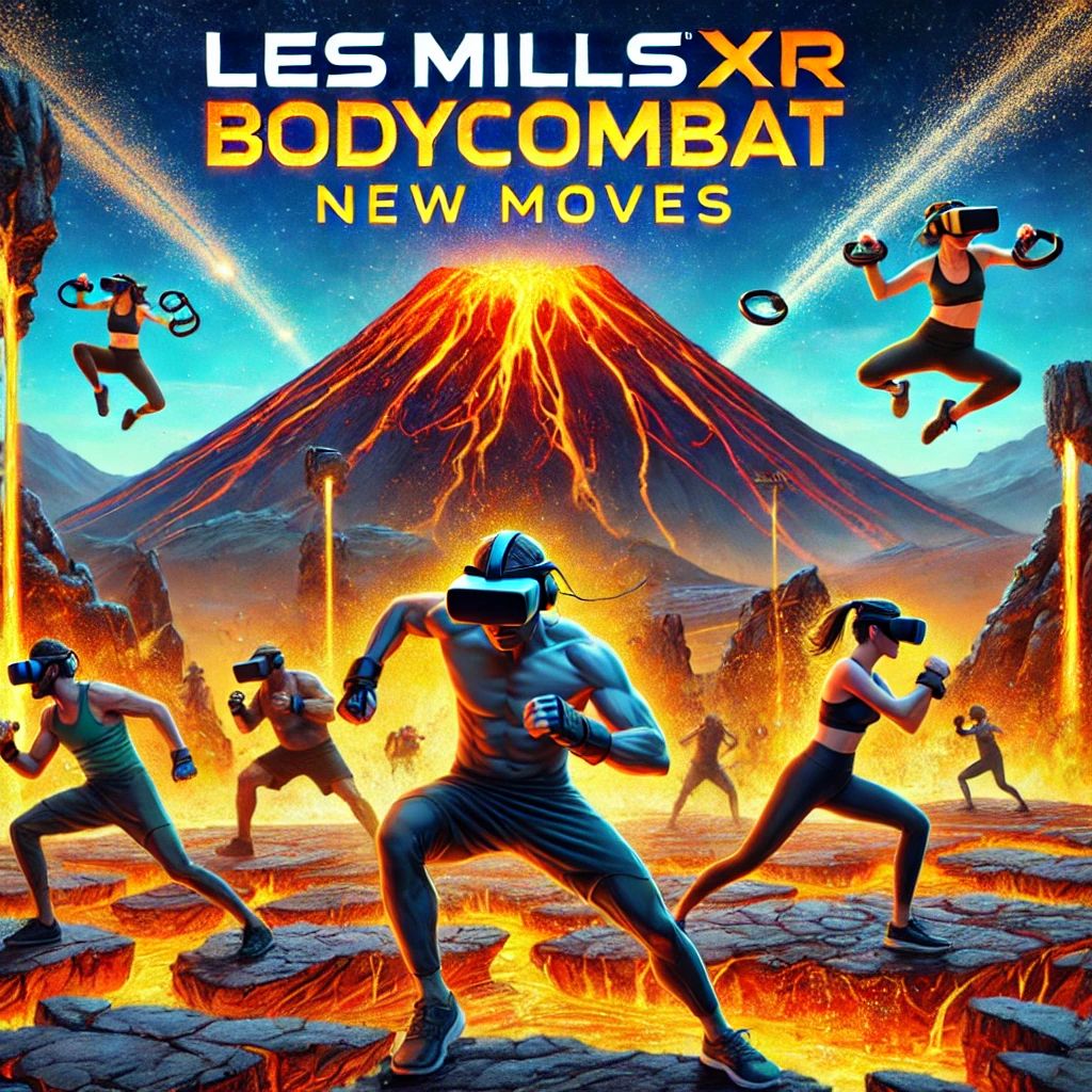 VRフィットネス革新！Les Mills XR Bodycombatが新動作と火山環境を追加