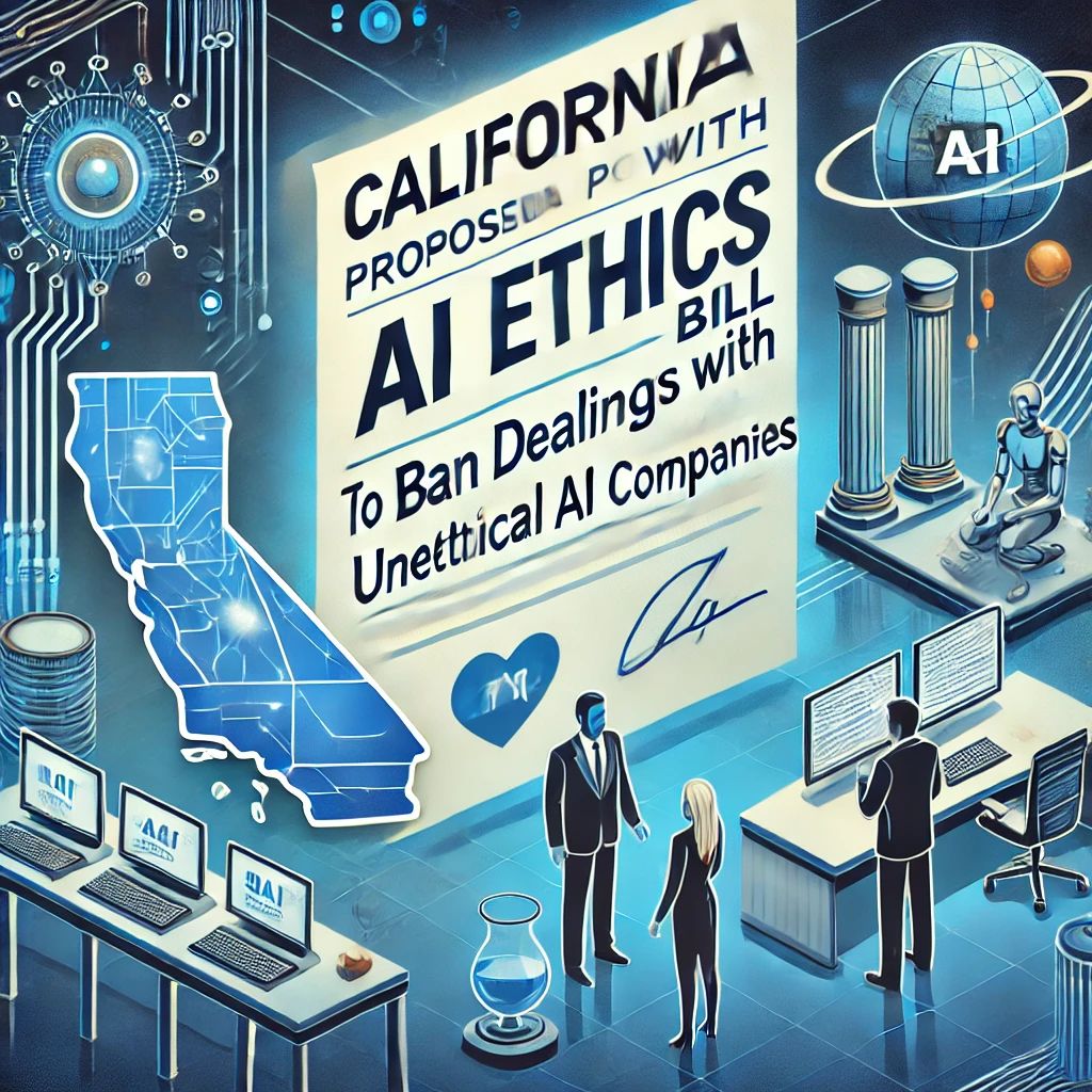 カリフォルニア州がAI倫理法案を提出、非倫理的AI企業との取引を禁止へ！