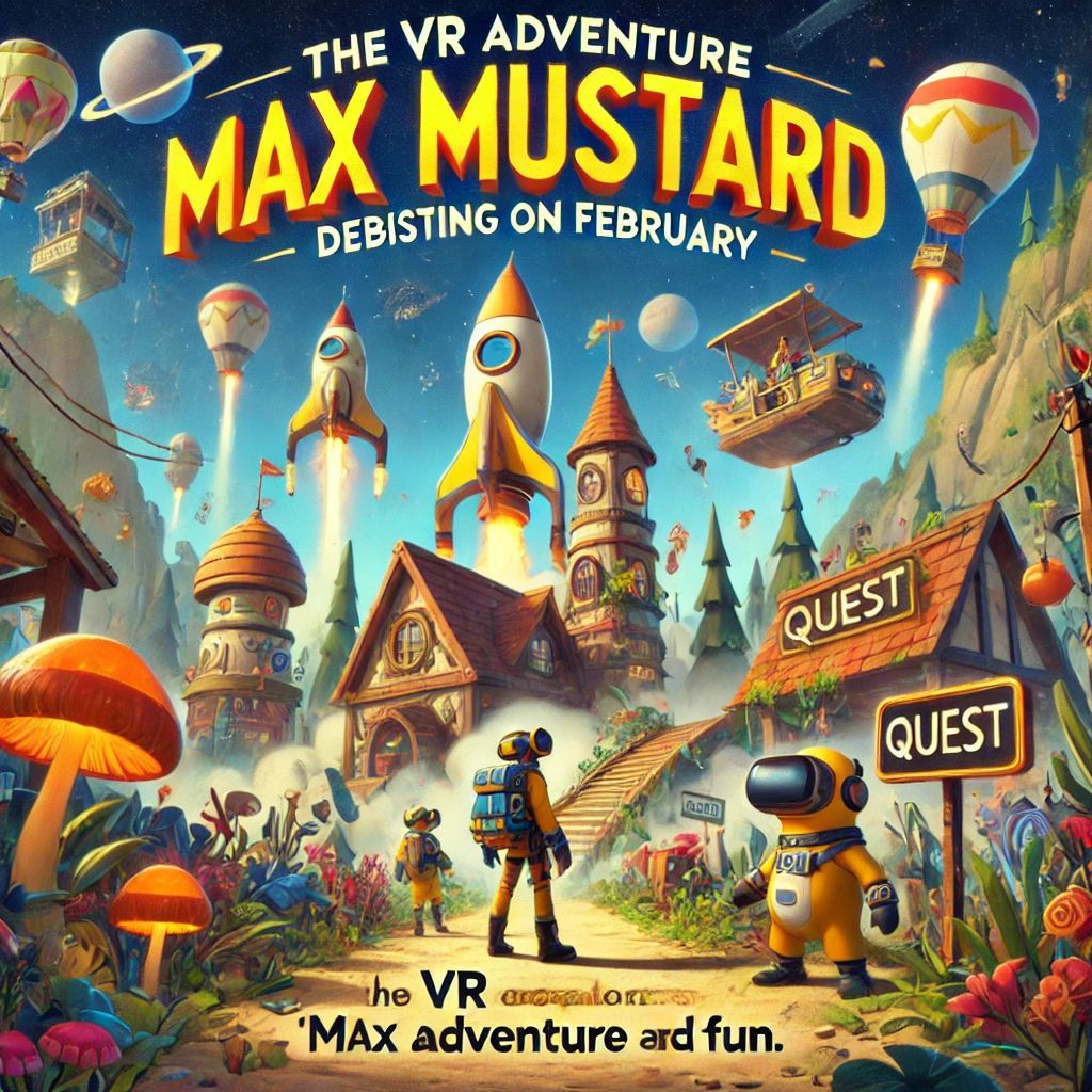 VR冒険「Max Mustard」、2月Questデビュー！