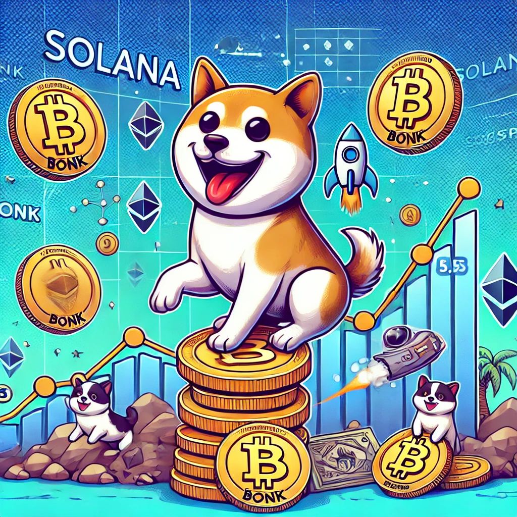犬モチーフのミームコイン「bonk」急騰後に急落、Solanaエコシステムは活況も新トークンの勢い失速
