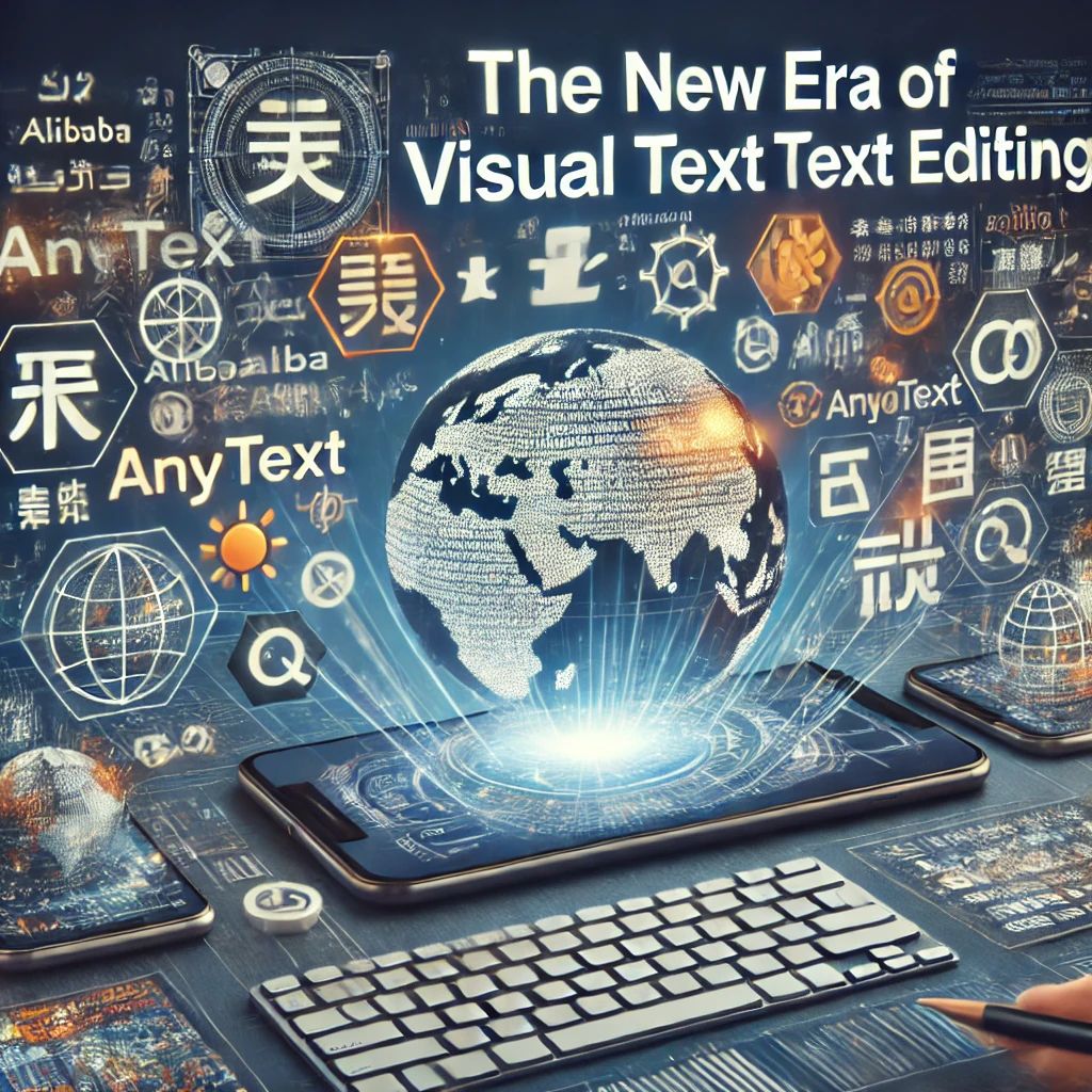 画像内テキスト編集の革命！アリババのAnyTextが多言語ビジュアルテキスト生成で新時代を切り開く