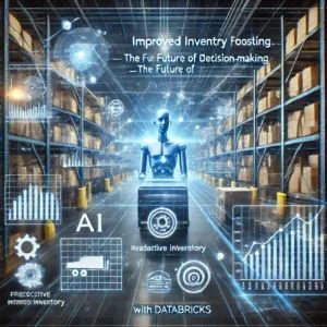 DALLE 2024-09-13 063653 - A dynamic scene representing Improved inventory forecasting with DatabricksThe future of automated decision-making The image shows an AI-driven da - innovaTopia