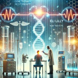 DALLE 2024-09-13 072050 - An inspiring medical illustration for Gene therapy restores hearing_ Eli Lillys new treatment brings hope The image shows a futuristic hospital en - innovaTopia