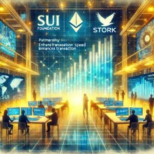 DALLE 2024-09-17 052149 - Watercolor painting of a futuristic financial trading floor where the Sui Foundation and Stork teams are celebrating the partnership that enhances tra - innovaTopia