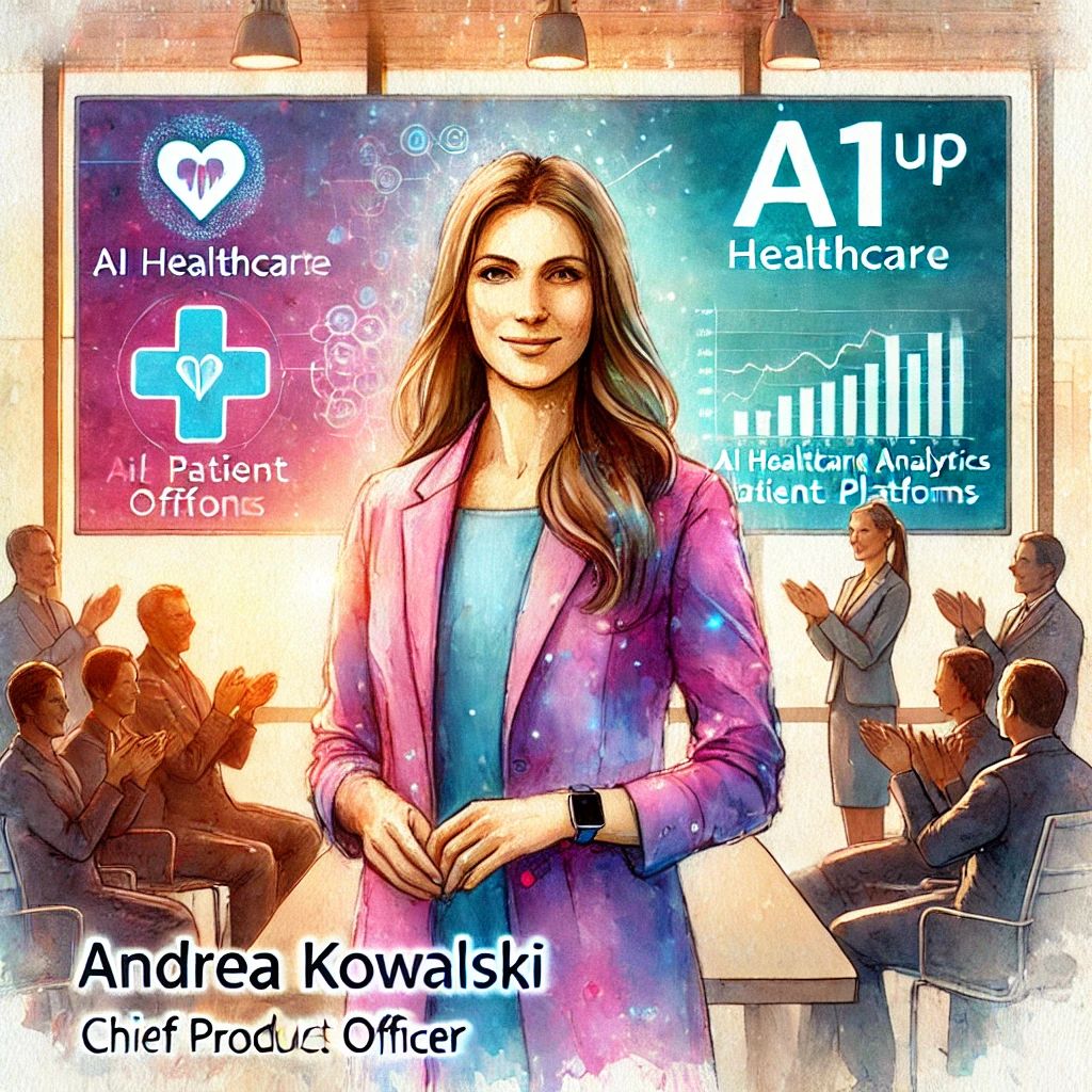 デジタルヘルス革新へ！1upHealthが新CPOにアンドレア・コワルスキを任命