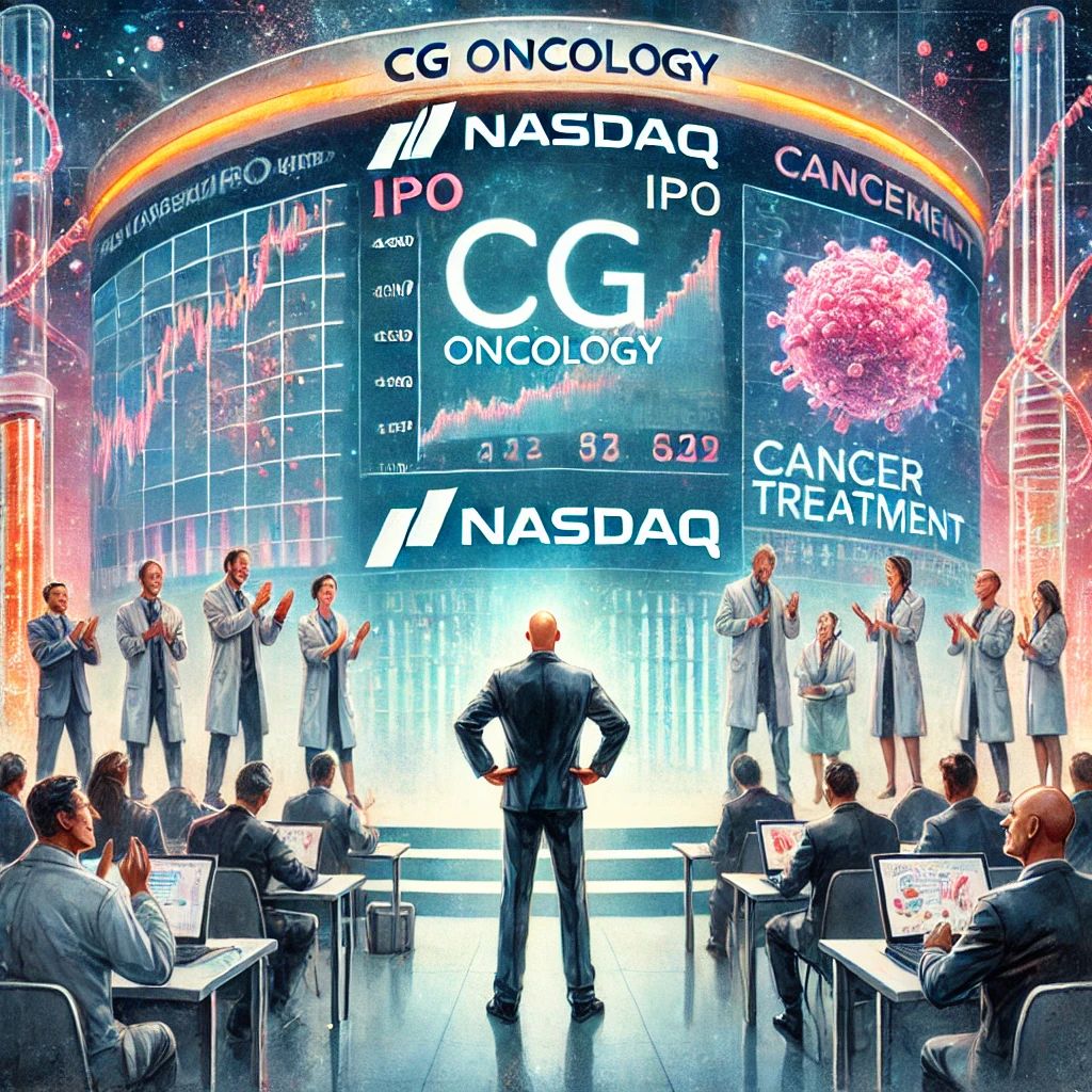 膀胱がん治療薬開発のCG Oncology、ナスダックで大型IPO成功！