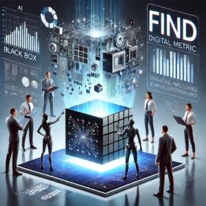 DALLE 2024-09-24 060110 - An innovative illustration showing MIT researchers using AI to decode a black box model revealing its inner workings The scene shows the research te - innovaTopia