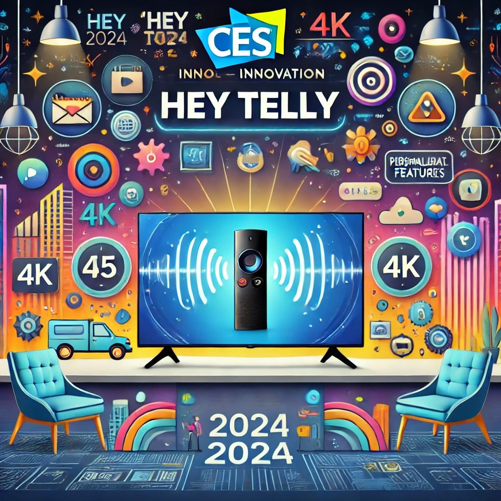 「Hey Telly」革命: Tellyが無料の55インチ4KテレビにChatGPTベースの音声アシスタントを搭載、パーソナライズ体験と新機能でCES 2024を席巻！
