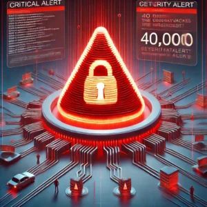DALLE 2024-10-01 071856 - An illustration showing a critical cybersecurity alert regarding the Confluence vulnerability The image features a large red alert symbol with data a - innovaTopia