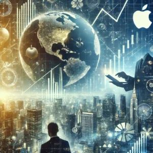 DALLE 2024-10-09 072717 - An image showing Microsofts rise as the worlds most valuable company surpassing Apple Depict elements of the stock market financial growth and c - innovaTopia
