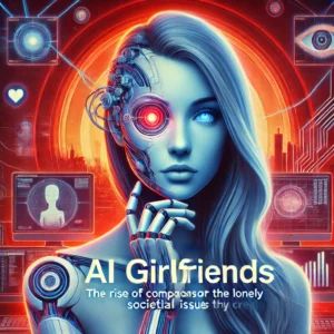 DALLE 2024-10-09 072720 - An image illustrating the rise of AI girlfriends highlighting both their role as companions for the lonely and the potential societal issues they cre - innovaTopia