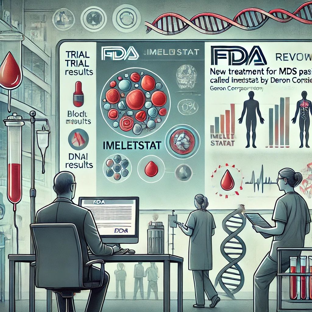 FDA、MDS患者向け新治療薬imeletstatの審査へ: Geron社の株価に影響
