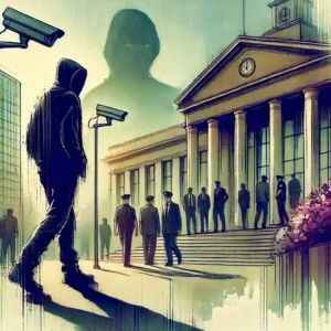 DALLE 2024-10-29 220239 - Create a dynamic watercolor-style image as a header for an article titled The Founder of Cybercrime Forum Avoids Prison Released Under Surveillanc - innovaTopia