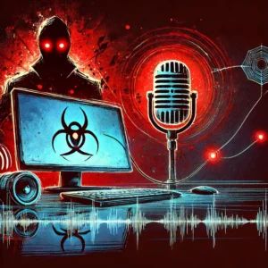 DALLE 2024-10-29 220242 - Create a header illustration in a watercolor style for an article titled Warning_ PC Microphones a New Threat New Remote Attack Method Discovered - innovaTopia