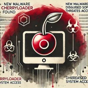 DALLE 2024-10-29 220308 - Create a watercolor-style header illustration for an article titled New Malware CherryLoader Found_ Disguised Software Threatens System Access The - innovaTopia