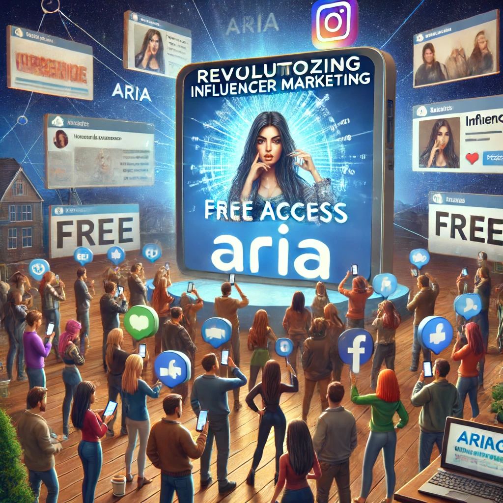 無料アクセス革命: Ariaがインフルエンサーマーケティングの壁を打ち破る