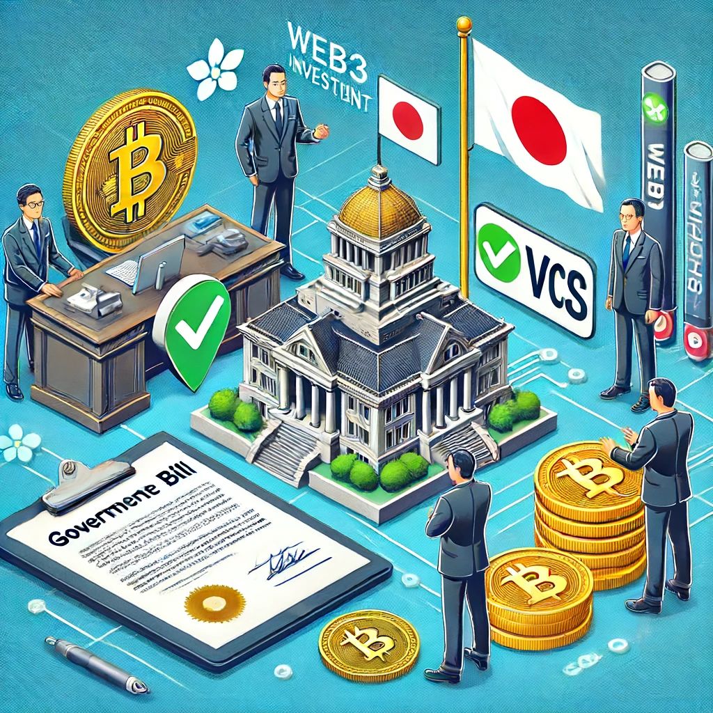 日本政府、VCの暗号資産保有を可能にする法案承認、Web3投資促進へ