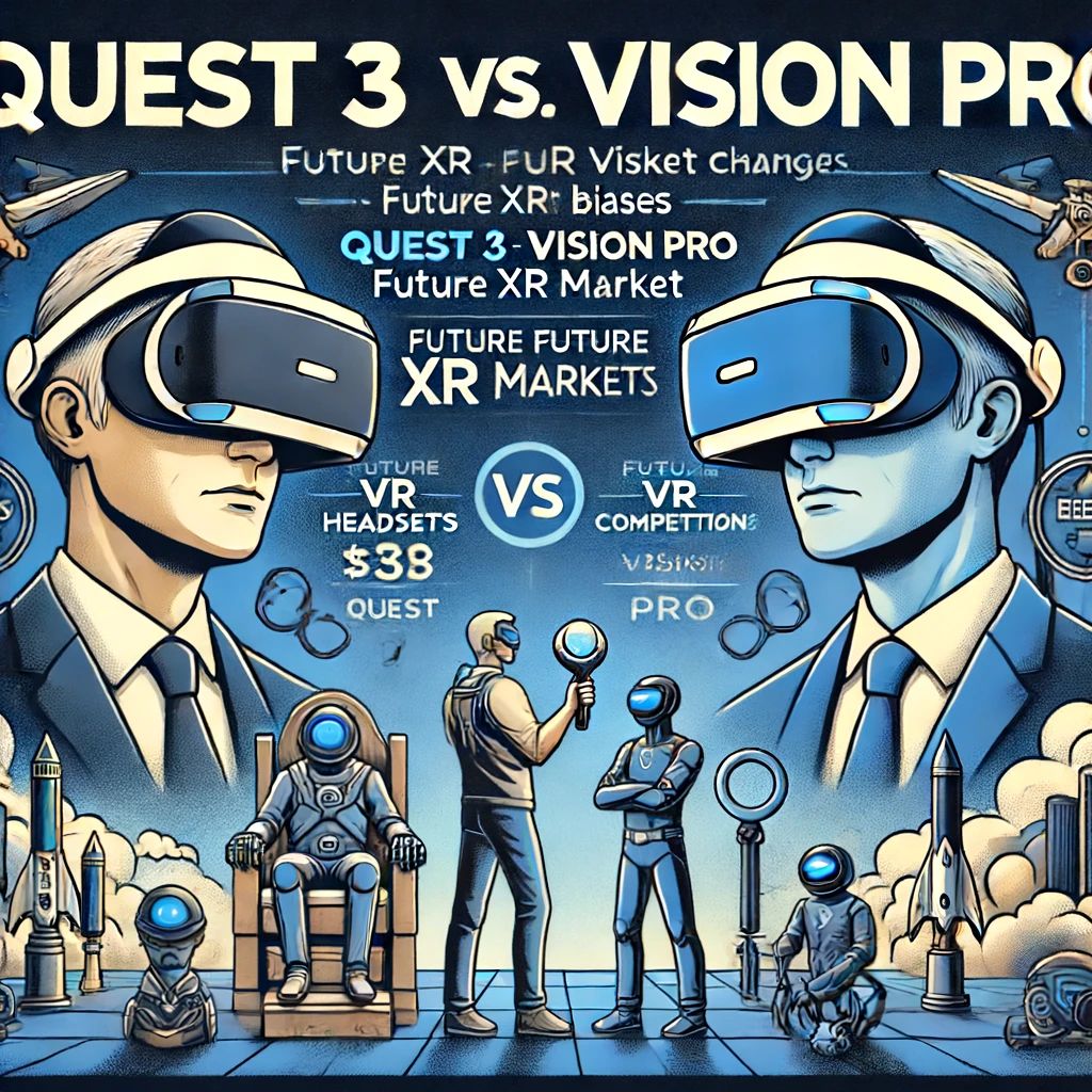 Quest 3対Vision Pro: Zuckerbergの主張に潜む偏見と未来のXR市場変動