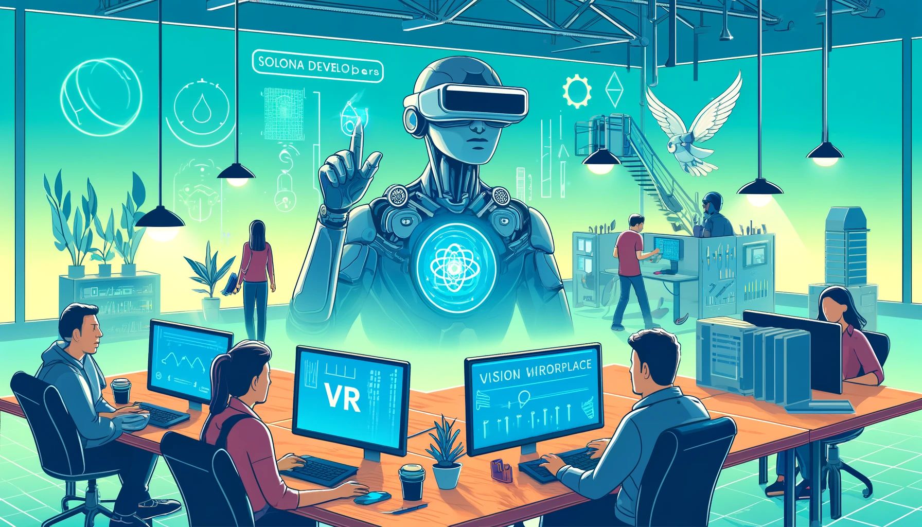 Solana開発者がAppleのVision Proで未来の職場を探求