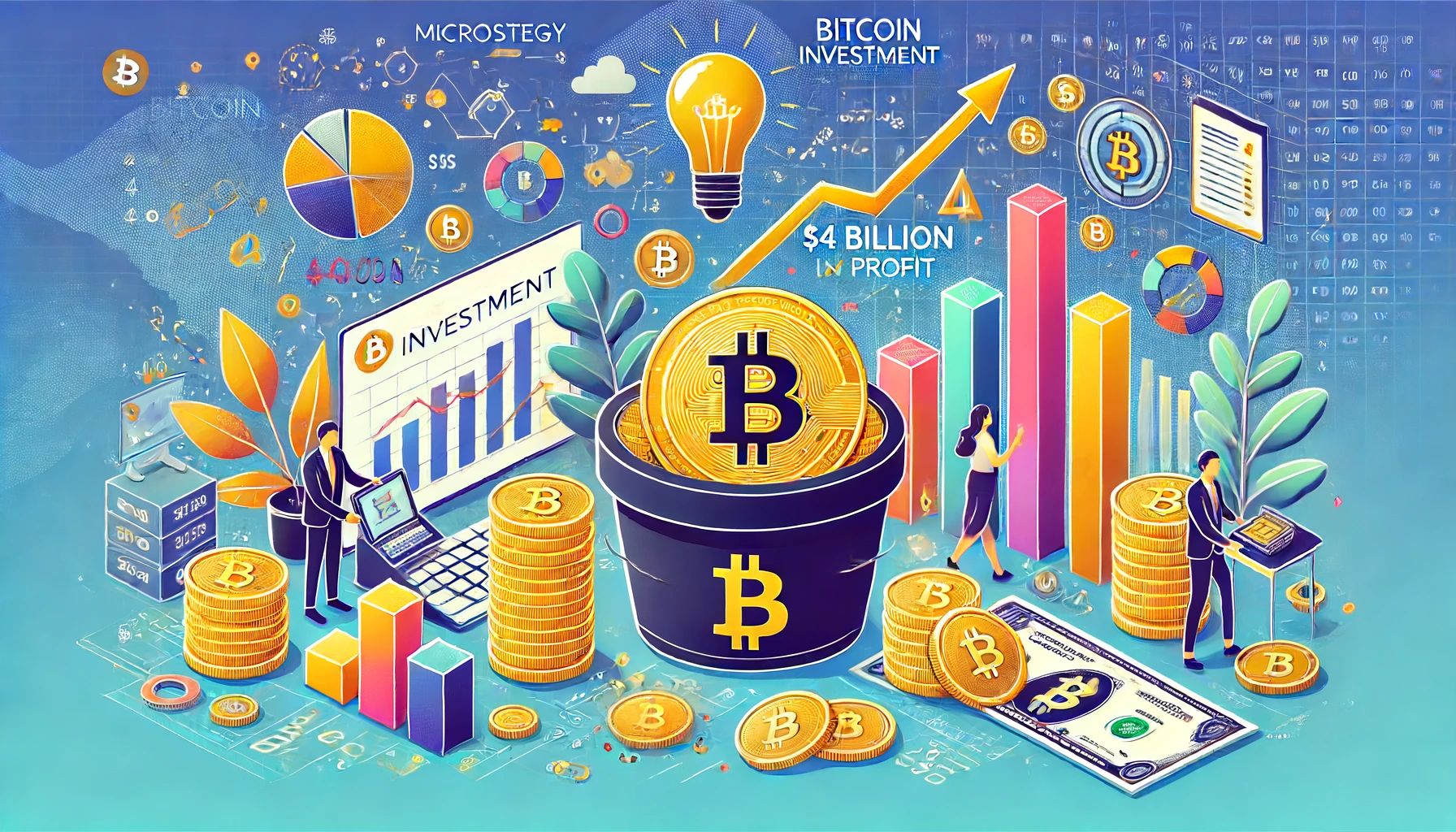 MicroStrategyのビットコイン投資、利益40億ドル超に