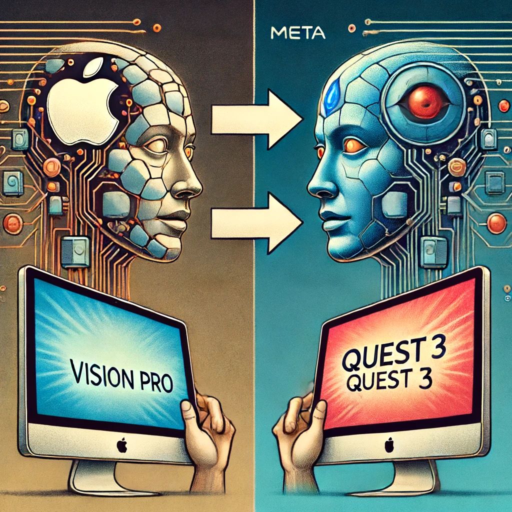 フェイスコンピューター戦争: Apple対Meta、異なる未来への道