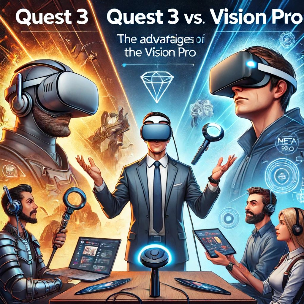 Quest 3対Vision Pro: Zuckerbergが語るVRヘッドセットの新たな戦い