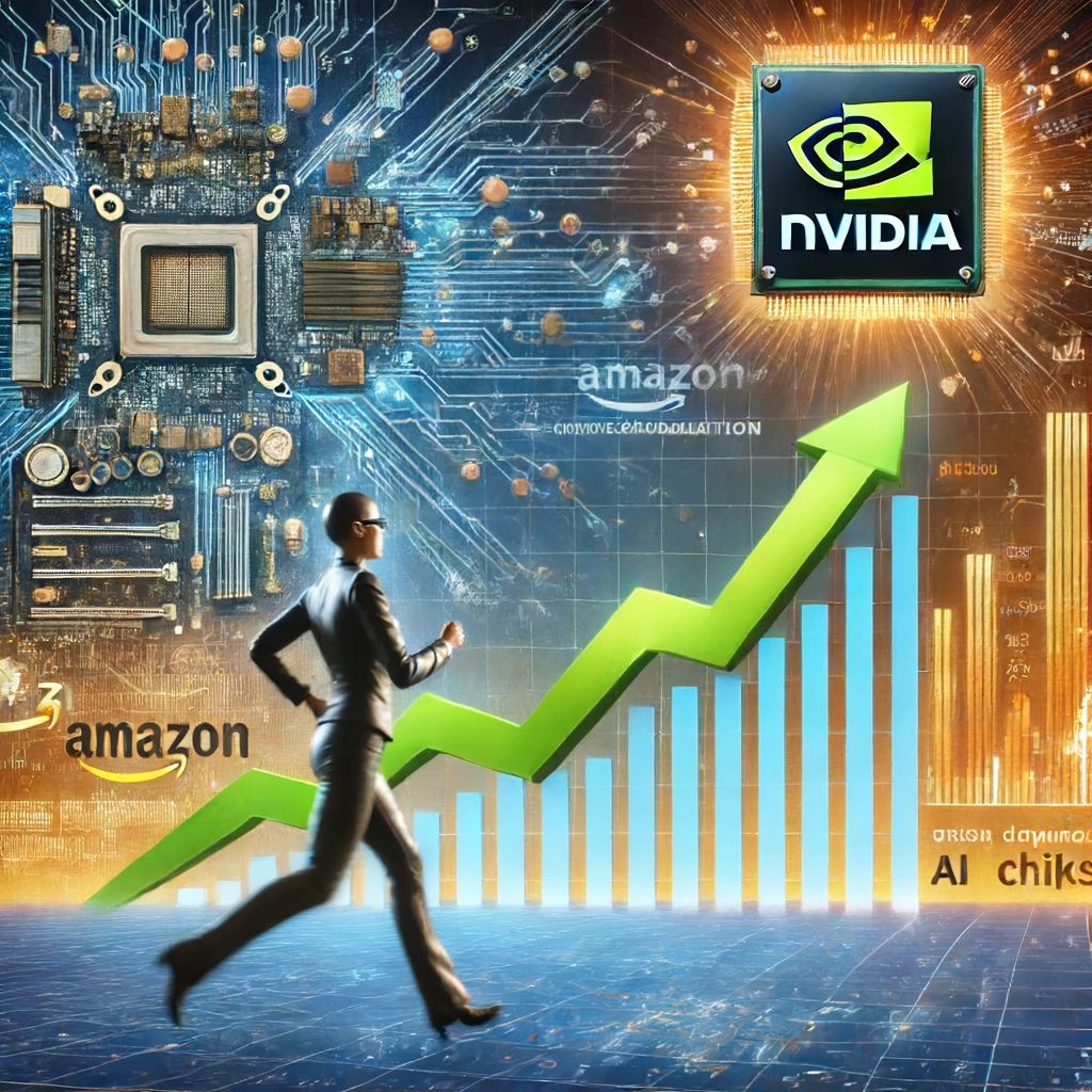Nvidia、Amazonを抜き市場資本化で首位に – AIチップ需要急増が背景に