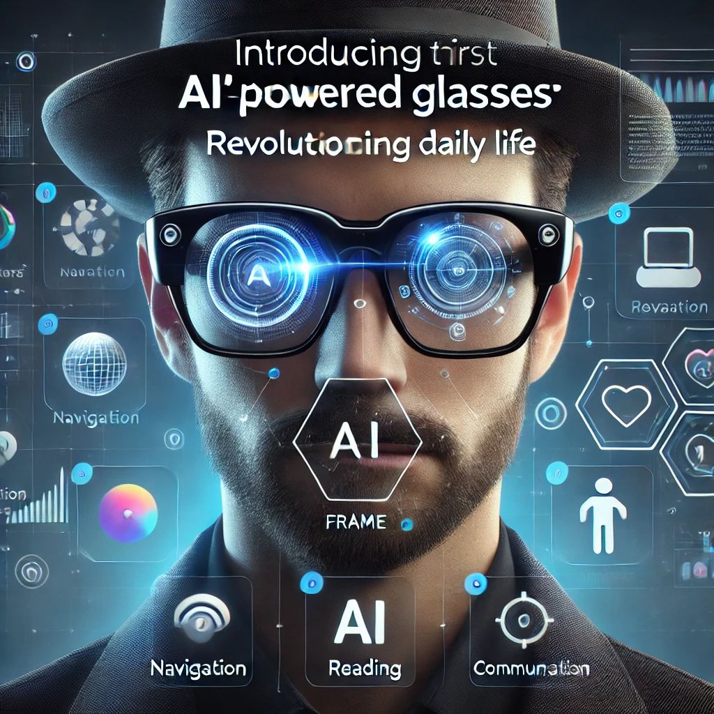 世界初のAI搭載眼鏡「Frame」登場、日常生活を革新