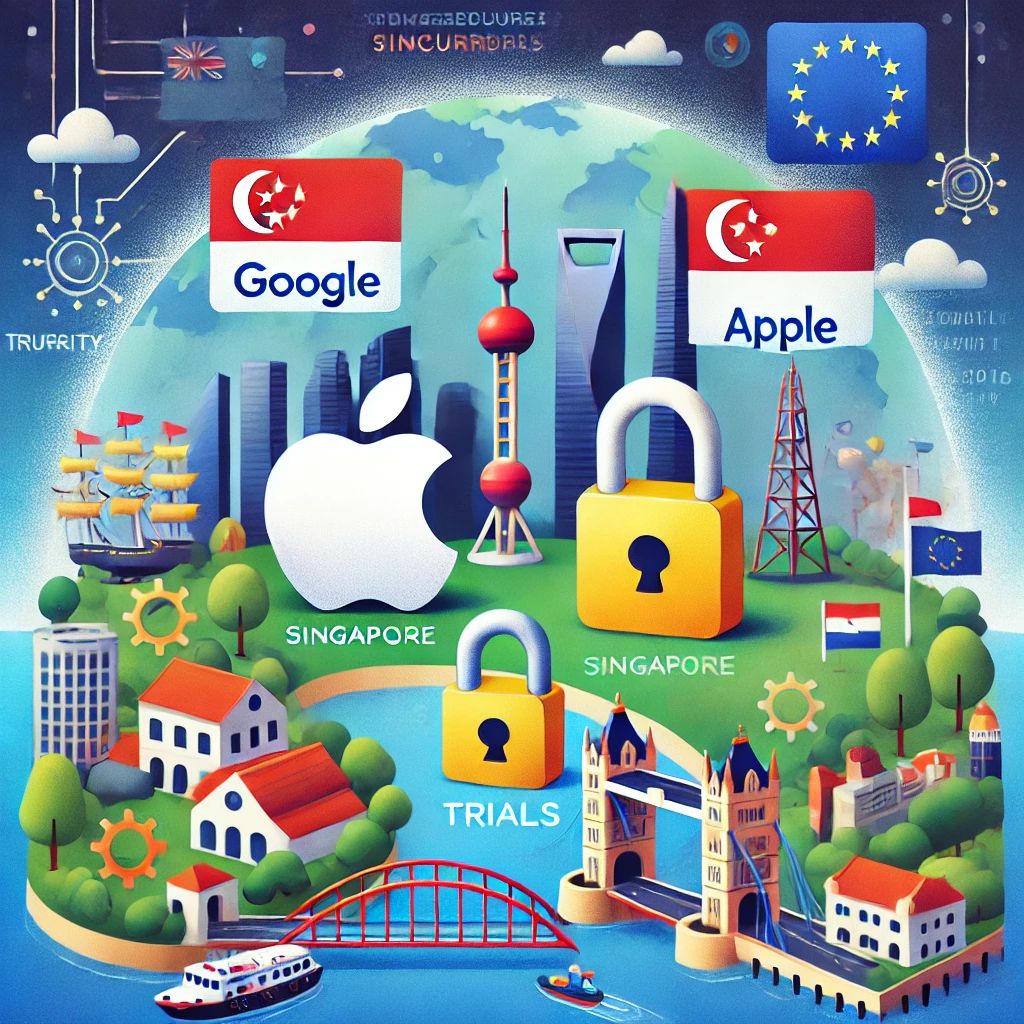 GoogleとApple、セキュリティ強化への新策: シンガポールでの試験とEUの変革