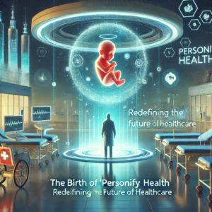 DALLE 2024-06-21 042416 - An illustration showing the birth of Personify Health redefining the future of healthcare The scene should feature futuristic medical technology a - innovaTopia