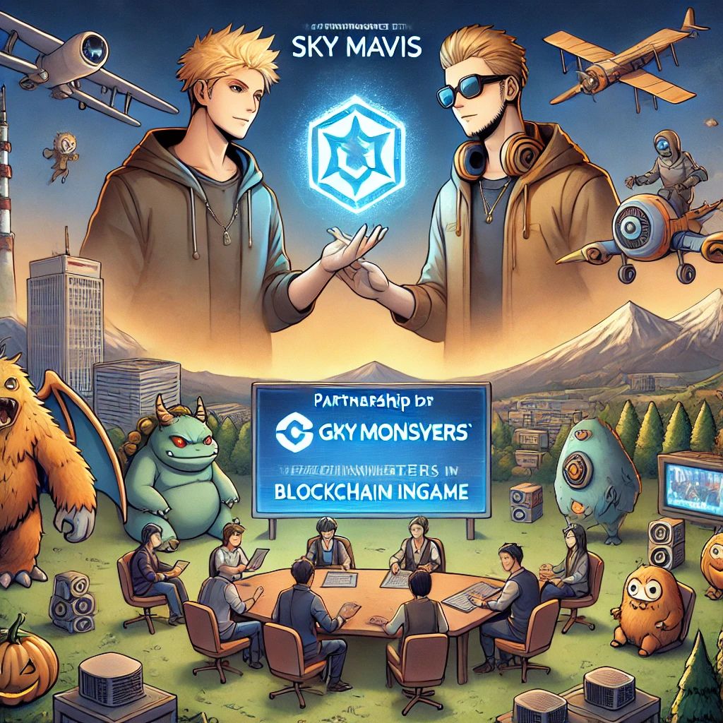日本のゲーム界に新風！Sky MavisとGMonstersが提携、ブロックチェーン技術で新ゲーム発表