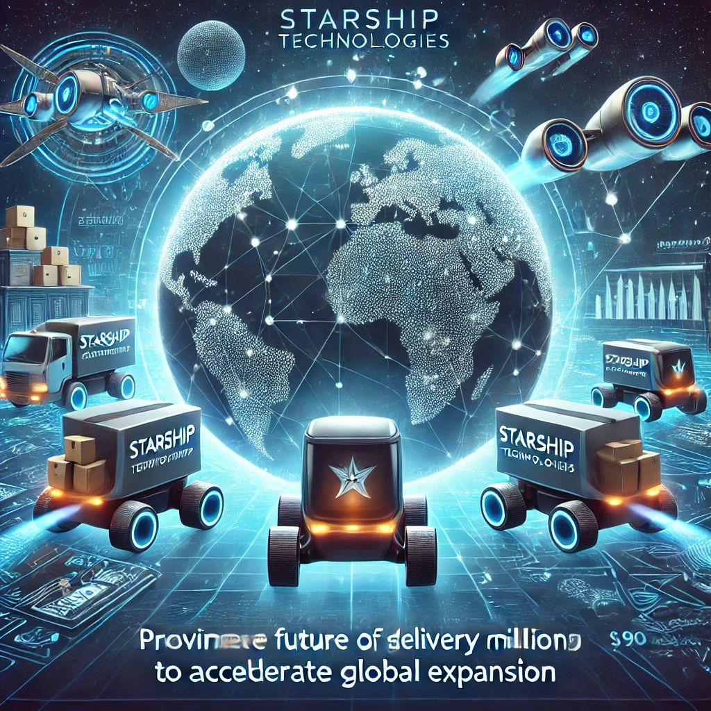 配送ロボットの未来を切り開くStarship Technologies、9000万ドル調達で世界拡大加速