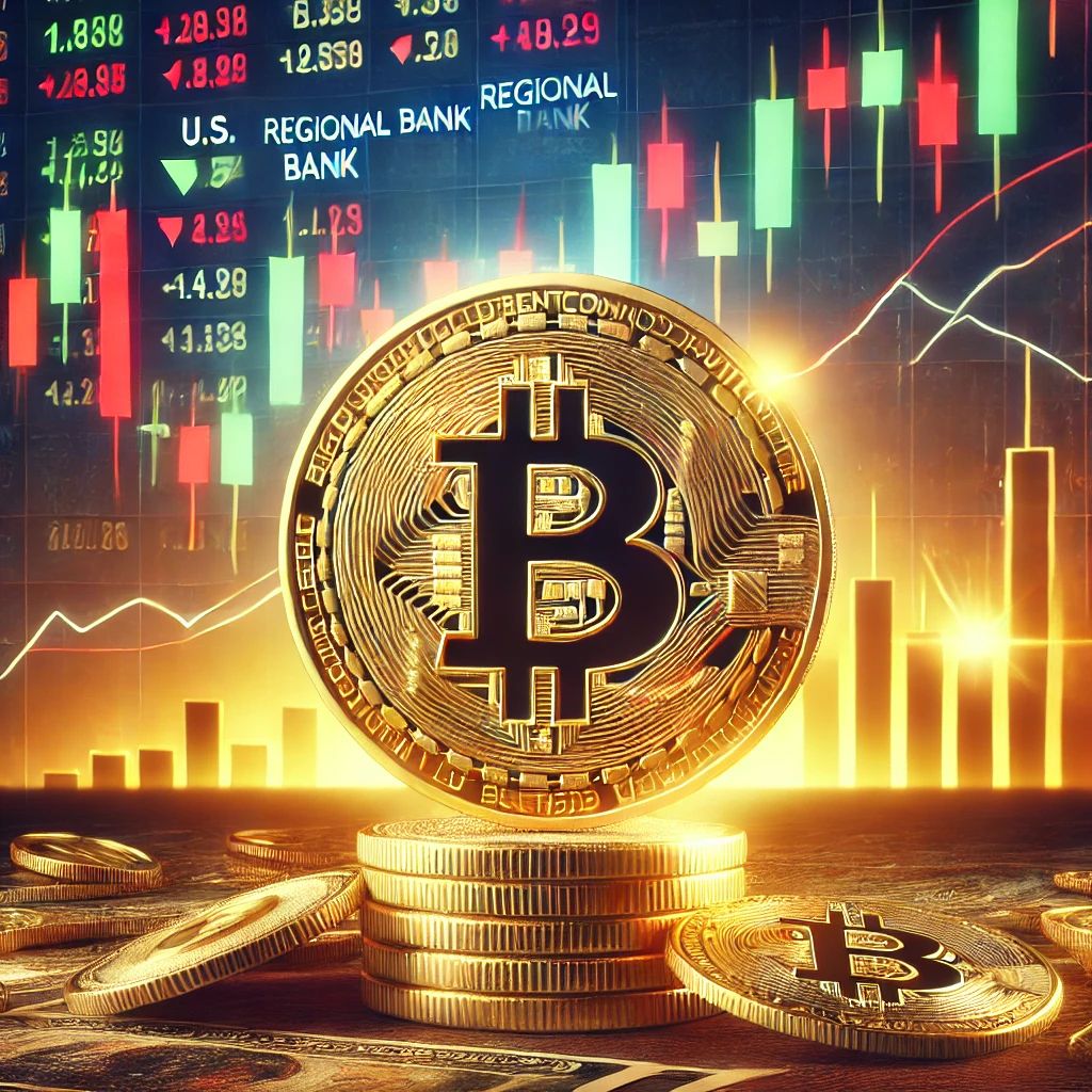 ビットコイン安定、米地方銀行株の下落にも関わらず