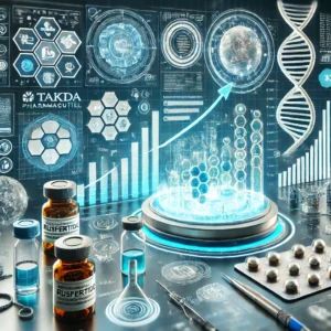 DALLE 2024-06-23 093105 - A futuristic laboratory scene with advanced medical research elements symbolizing Takeda Pharmaceuticals partnership for developing the rare disease - innovaTopia
