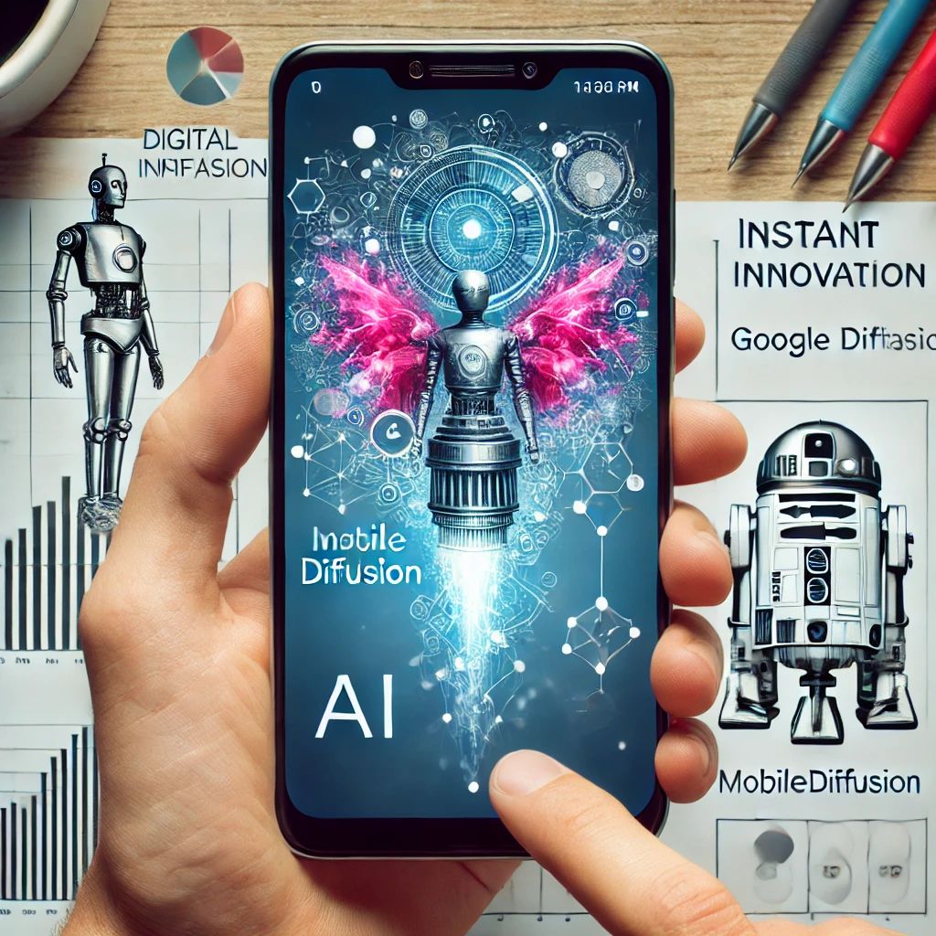 モバイルデバイスで瞬時に画像生成、Googleの新技術「MobileDiffusion」登場